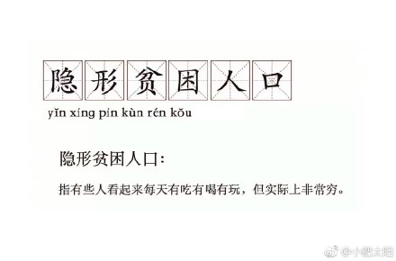 “隱形貧困人口”走紅網(wǎng)絡(luò) 你中槍了嗎？