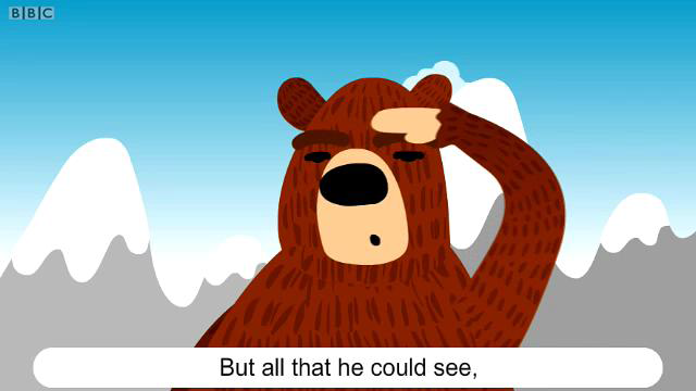 BBC英語兒歌:The Bear went over the Mountain