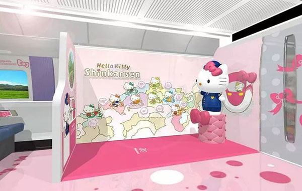 少女心爆棚！日本Hello Kitty主題新干線粉嫩出發(fā)