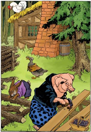 美國(guó)原版少兒英語(yǔ)：20.PIGGY WIG’S HOUSE