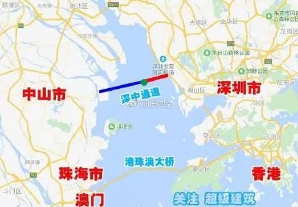 深中通道正在建設(shè) 難度不亞于港珠澳大橋