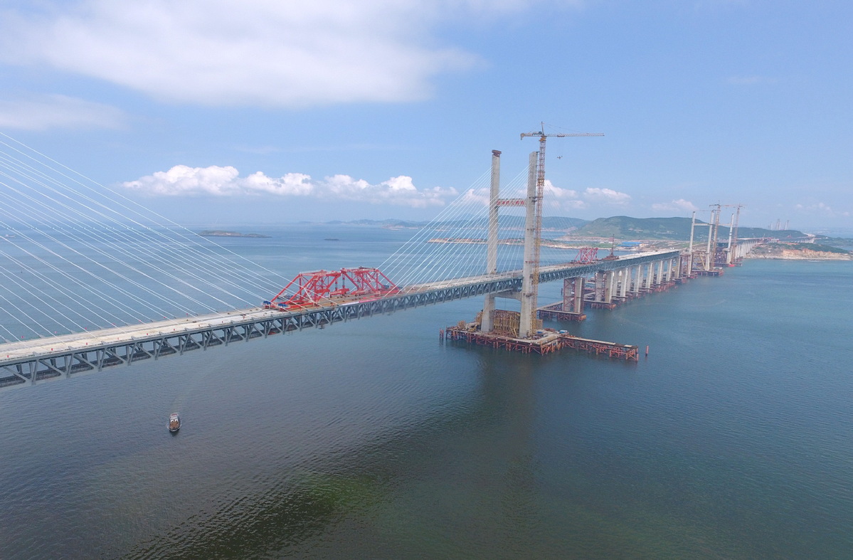 世界最長跨海公鐵大橋在福建建成 預計明年正式通車