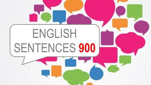 英語口語900句，常用英語口語