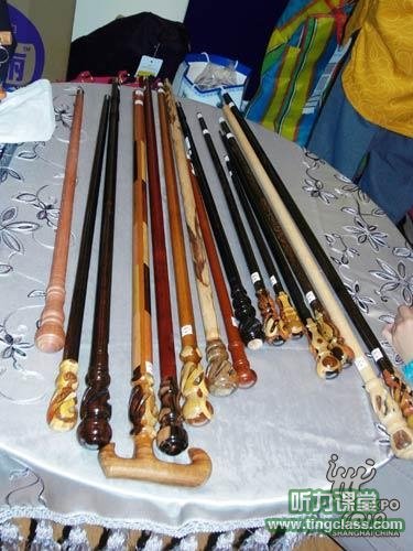 crutches made by a 69-year-old master